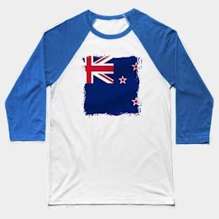 New Zealand artwork Baseball T-Shirt